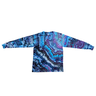 Men's XL Tie-dye Long-Sleeved T-Shirt