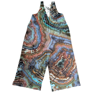Women's XXL Tie-dye Flowy Jumpsuit