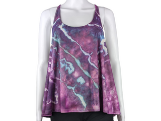 Women's Large Flowy Tie-dye Tank Top