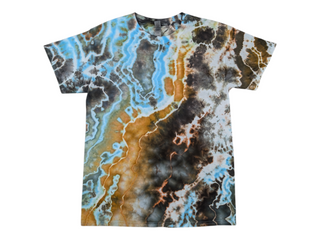 Men's Medium Tie-dye Geode T-Shirt