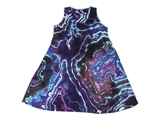 Women's 3XL Flowy Tie-dye Sundress with Pockets