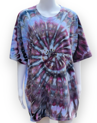 Men's 4XL Spiral Tie-dye T-Shirt