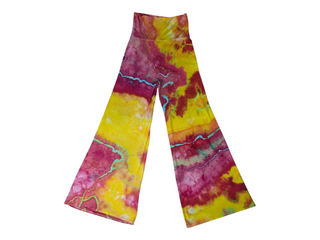 Women's Small Tie-dye Wide Leg Palazzo Pants