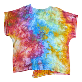 Women's Small Tie-Dye Cardigan Top