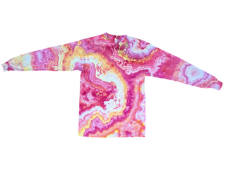 Men's Medium Tie-dye Long-sleeved T-Shirt