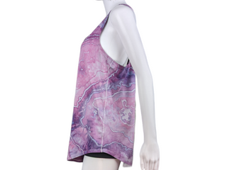 Women's Large Tie-dye Racerback Tank Top