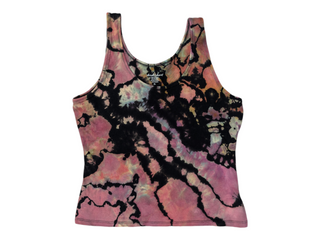 Women's XL Reversed Tie-dye Tank Top