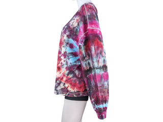 Women's XL Tie-dye Long Sleeve Top