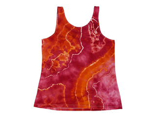 Women's Large Tie-dye Tank Top (discounted due to blue specks of dye)