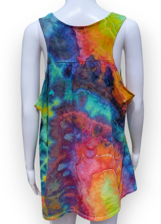 Women's XXL Tie-dye Racerback Tank top