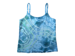 Youth Medium Tie-dye Crop Tank Top