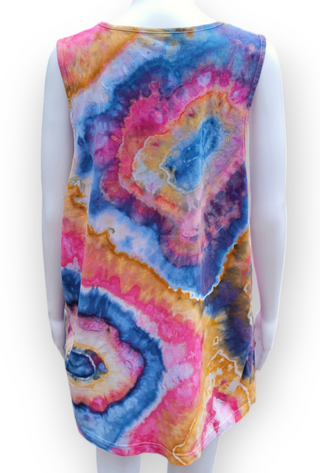 Men's XXL Geode Tie-dye Tank Top