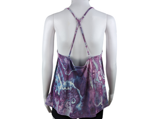 Women's Small Flowy Tie-dye Tank Top