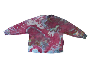 Women's Large Tie-Dye Cardigan Sweatshirt