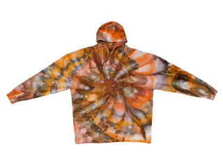 Men s 3XL Spiral Tie Dye Hoodie