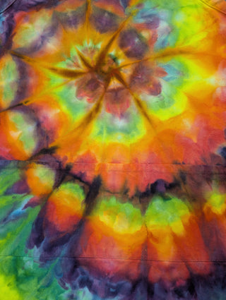 Spiral Rainbow Tie-Dye Apron