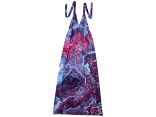 Women's Large Tie-dye Halter Maxi Dress