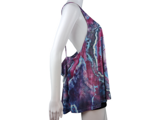 Women's XL Flowy Tie-dye Tank Top