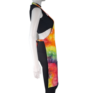 Rainbow Tie-Dye Apron