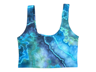 Women's Medium Tie-dye Cropped Tank Top