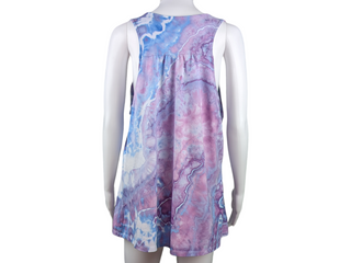 Women's XXL Tie-dye Flowy Racerback Tank Top