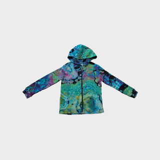 Youth Small Geode Reverse Tie Dye Hoodie