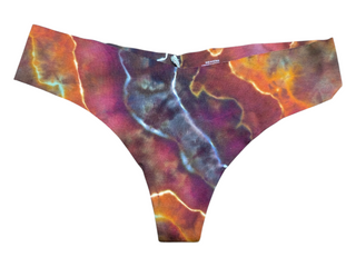 Women's Medium Tie-dye Thong Underwear
