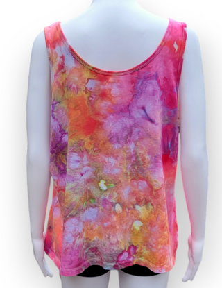 Women's 2XL Scrunch Tie-dye Tank Top