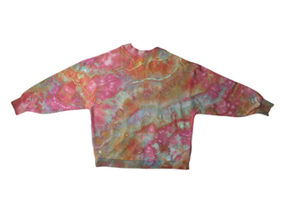 Women's Medium Tie-dye Cardigan Sweatshirt