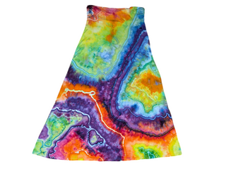 Women's 3XL Tie-dye Maxi Skirt