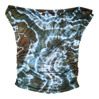 Women's XL Tie-dye Off the Shoulder Top