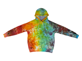 Women's Small Tie-dye Pullover Buffalo Hoodie