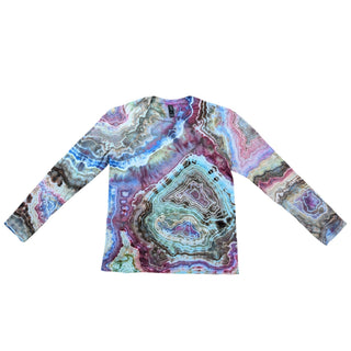 Men's Medium Tie-dyed Lightweight Long-sleeved T-Shirt