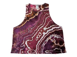 Women's XL Tie-dye Racerback Tank Top