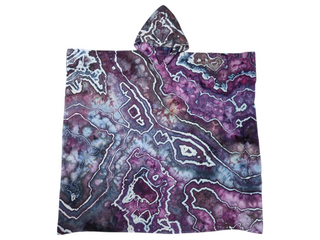 Tie-dye Rayon Poncho Top