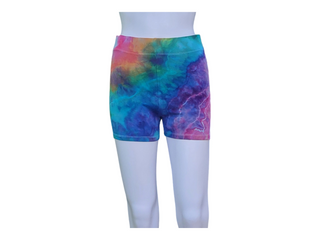 Women's Large Tie-dye Workout Shorts