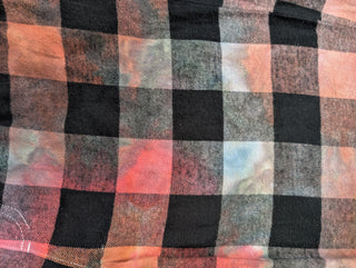 Men's XS Tie-dye Checker Pajama Pants