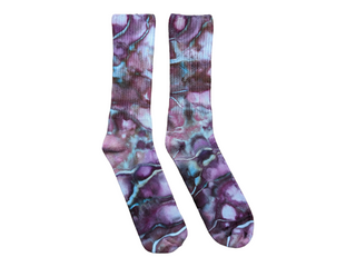 Adult Unisex Tie-Dye Socks, Size 9-11