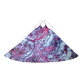 Women's Large Tie-dye Halter Maxi Dress