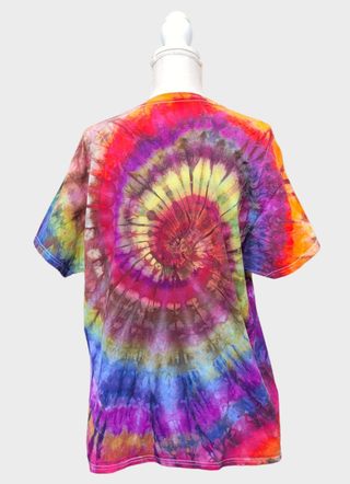 Men's XL Column/Spiral Tie Dye T-Shirt