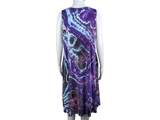 Women's 3XL Flowy Tie-dye Sundress with Pockets