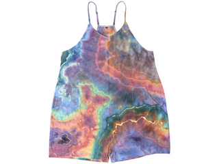 Women's XL Tie-dye Romper