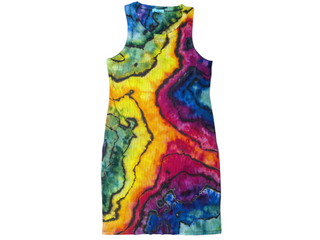 Women's XL Reverse Tie-dye Dress