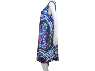 Women's 3XL Flowy Tie-dye Sundress with Pockets