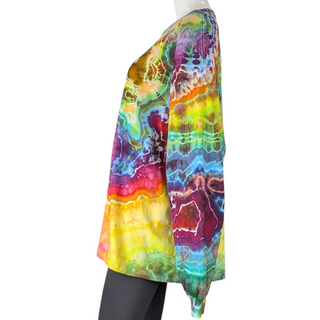 Men's XL Tie-dye Long-sleeved Tee