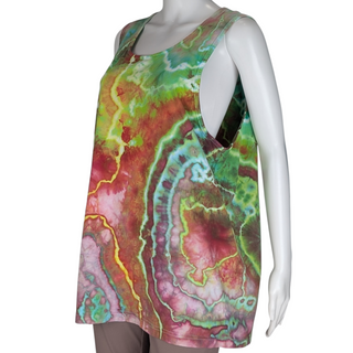 Men's XL Geode Tie-dye Tank Top