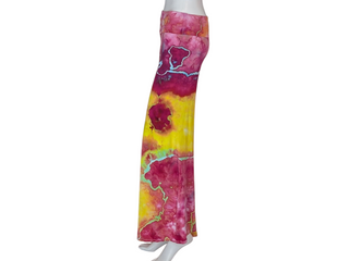 Women's Small Tie-dye Wide Leg Palazzo Pants