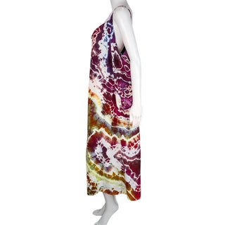 Women's XL Tie-dye Rayon Cropped Jumpsuit