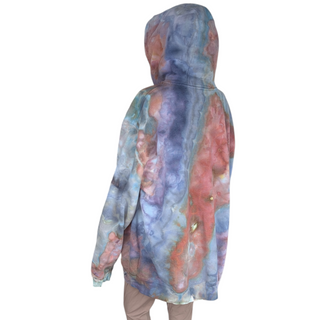 Men's 2XL Tie-dye Zip-up Hoodie
