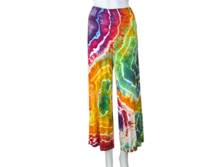 Women's XXL Tie-dye Capri Palazzo Pants